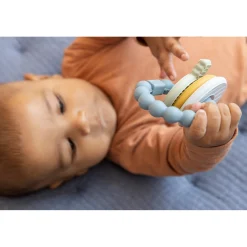 Bijtringen></noscript>Little Dutch Siliconen Bijtspeeltje Sleutelbos  Blauw