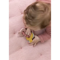 Bijtringen></noscript>Little Dutch Siliconen Bijtspeeltje Sleutelbos  Roze