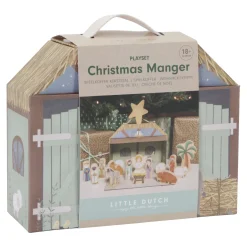 Speelsets|Jongens> Little Dutch Speelkoffer Kerststal Fsc