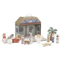 Speelsets|Jongens></noscript> Little Dutch Speelkoffer Kerststal Fsc