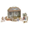 Speelsets Peuter> Little Dutch speelkoffer kerststal fsc