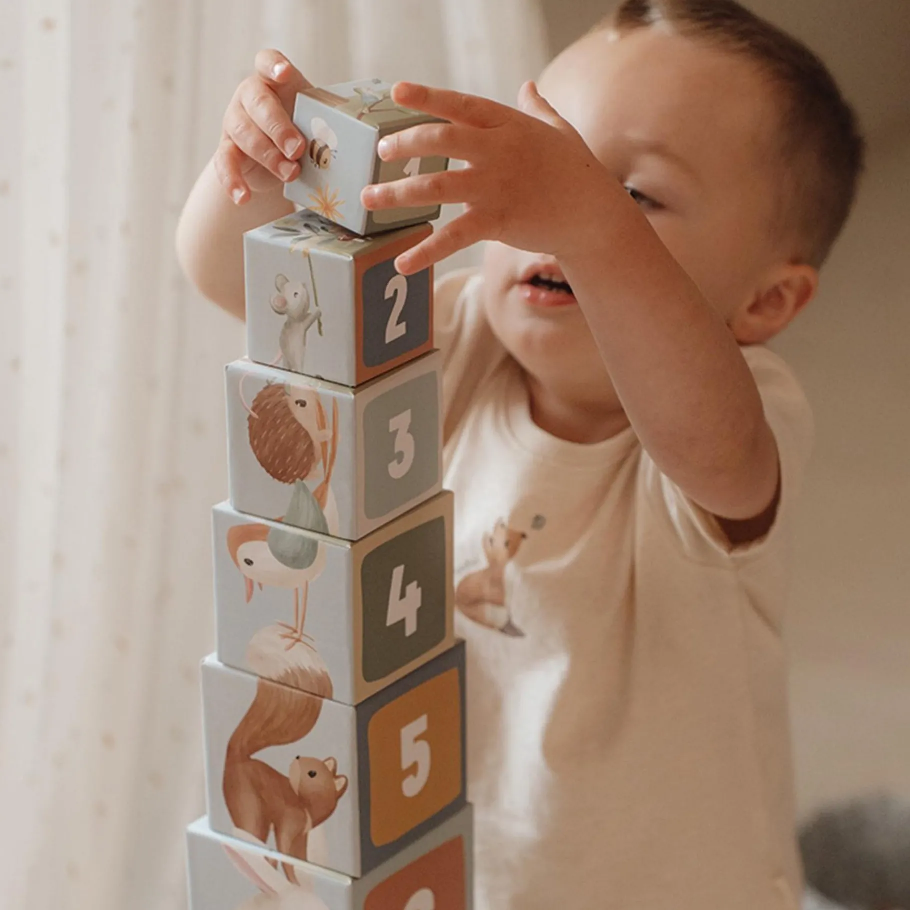 Stapeltorens> Little Dutch Stapelblokken Forest Friends