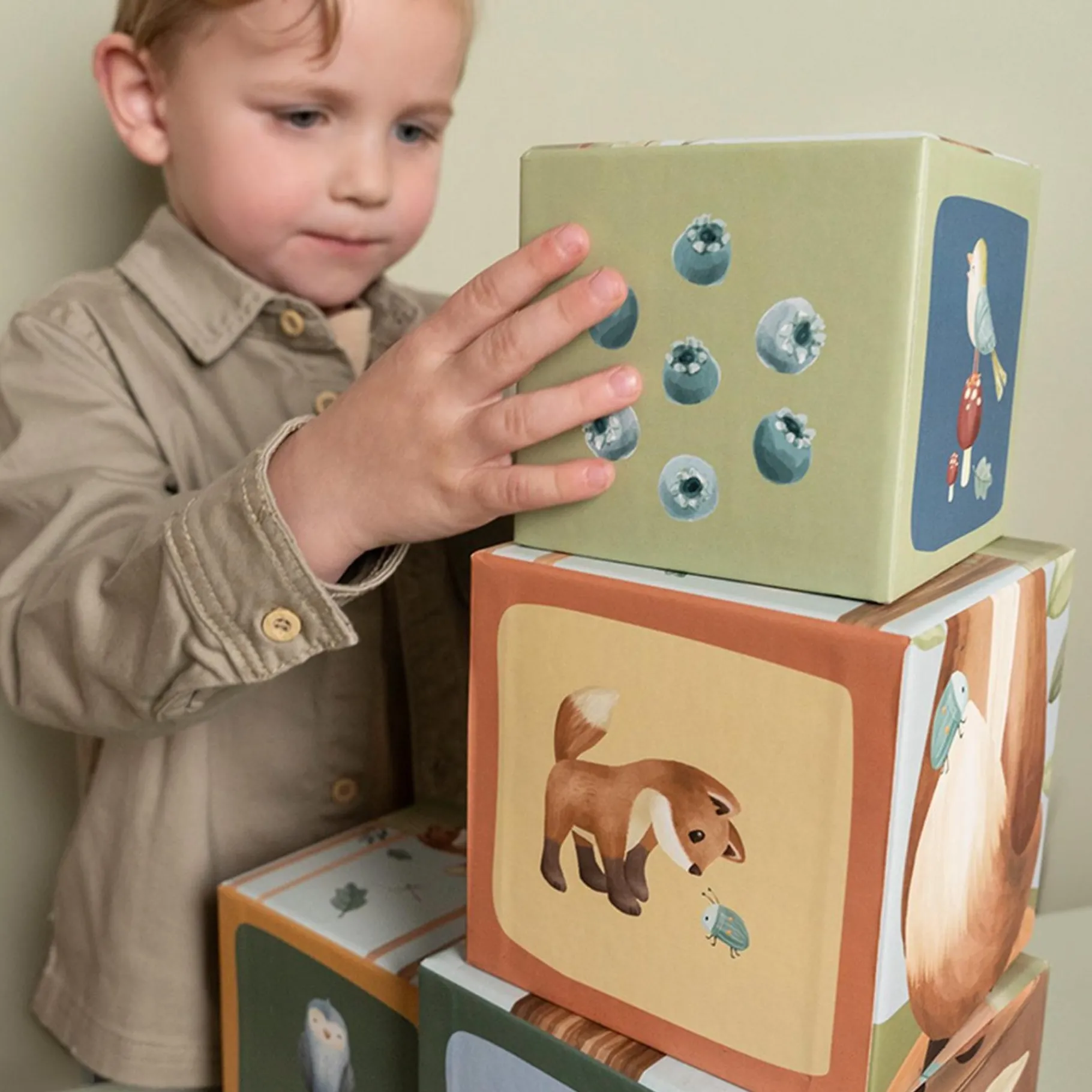 Stapeltorens> Little Dutch Stapelblokken Forest Friends