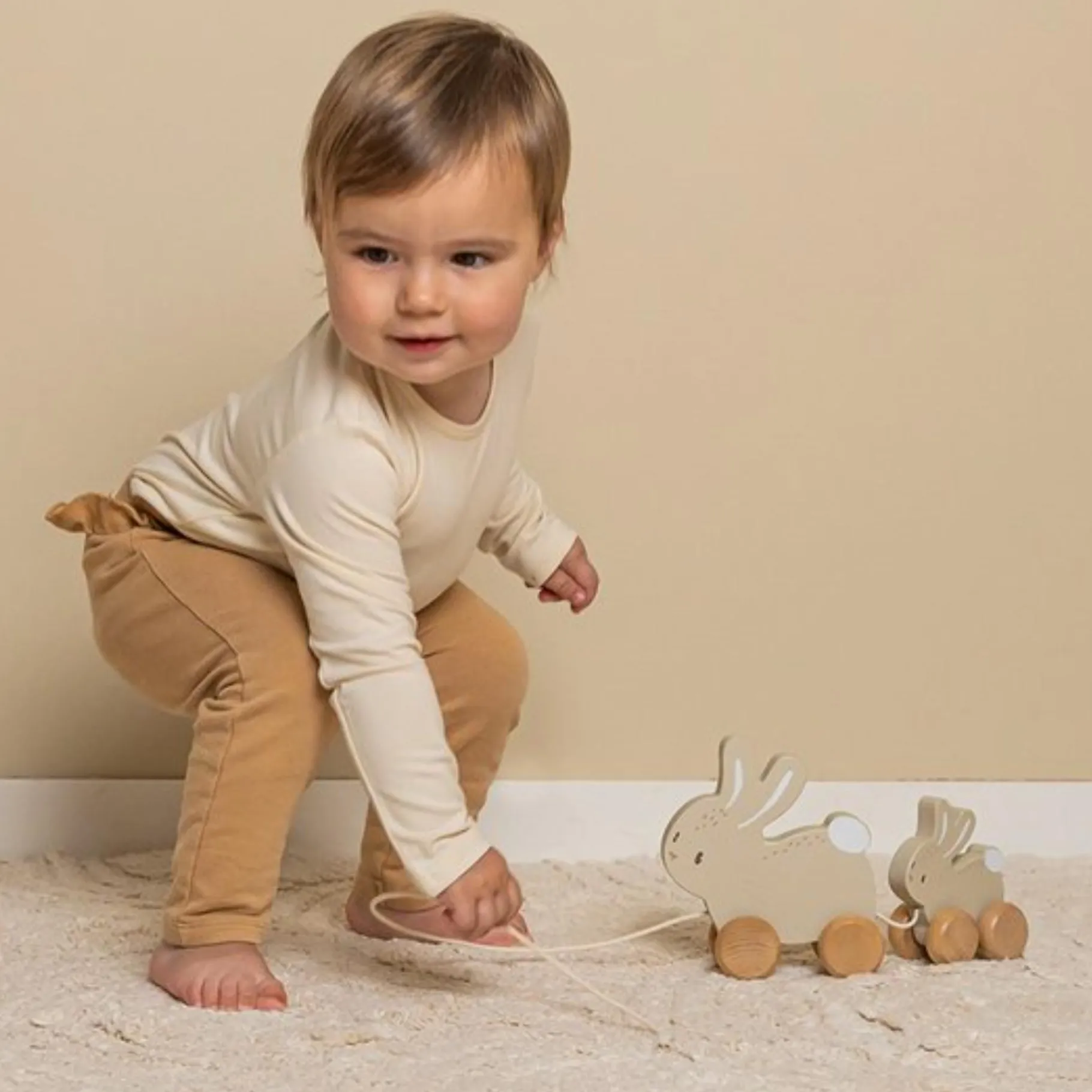 Babyspeelgoed> Little Dutch Trekdier Konijnen Baby Bunny