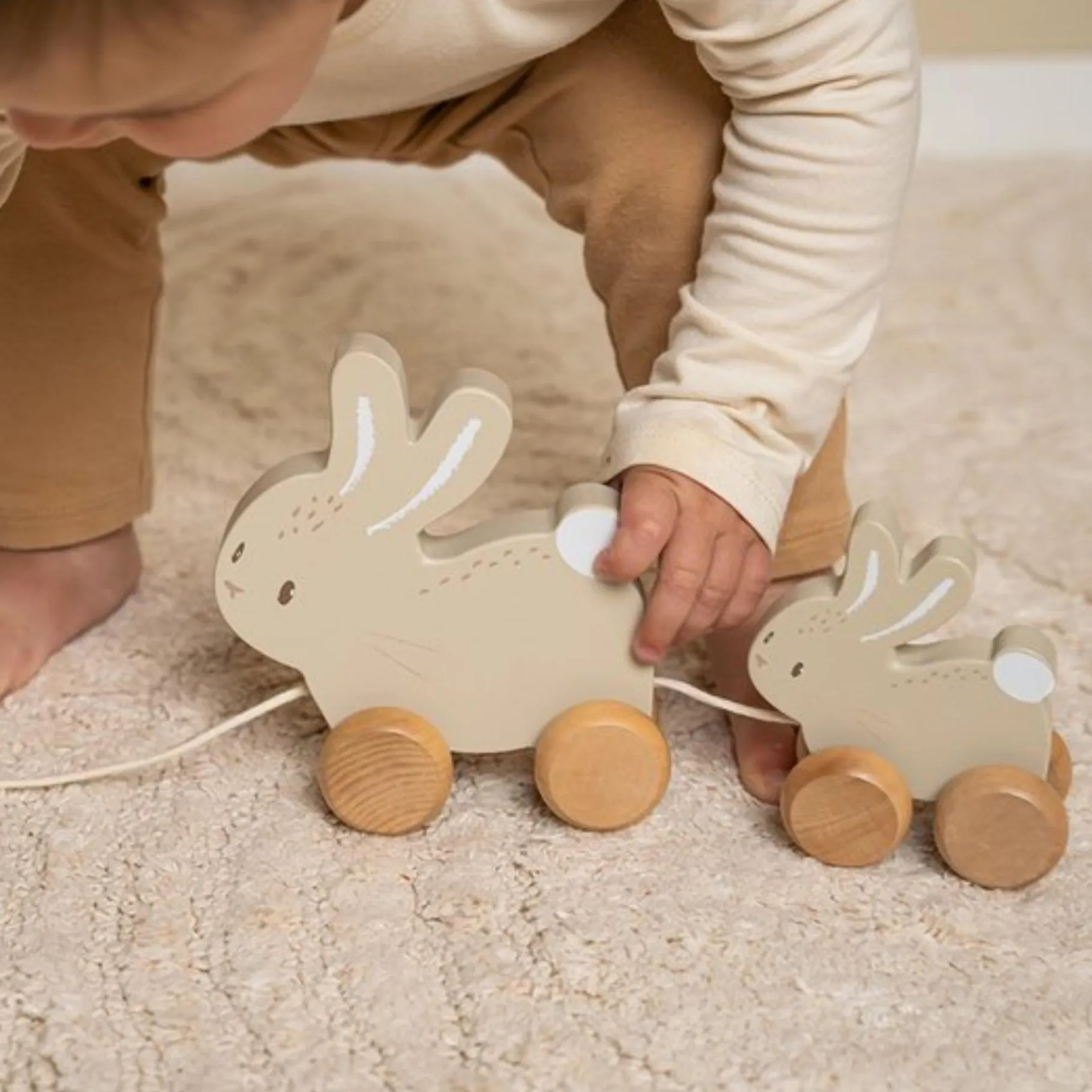 Babyspeelgoed> Little Dutch Trekdier Konijnen Baby Bunny