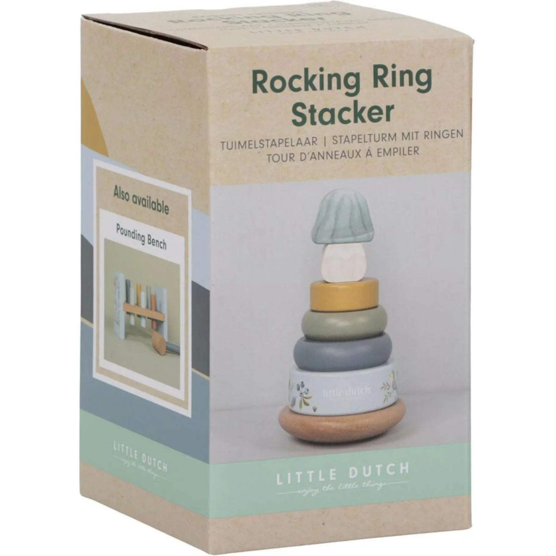 Stapeltorens> Little Dutch Tuimelstapelaar Hout Forest Friends