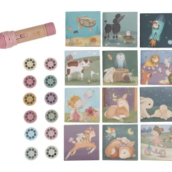 Babyspeelgoed> Little Dutch Verhalen Projector Zaklamp - Roze