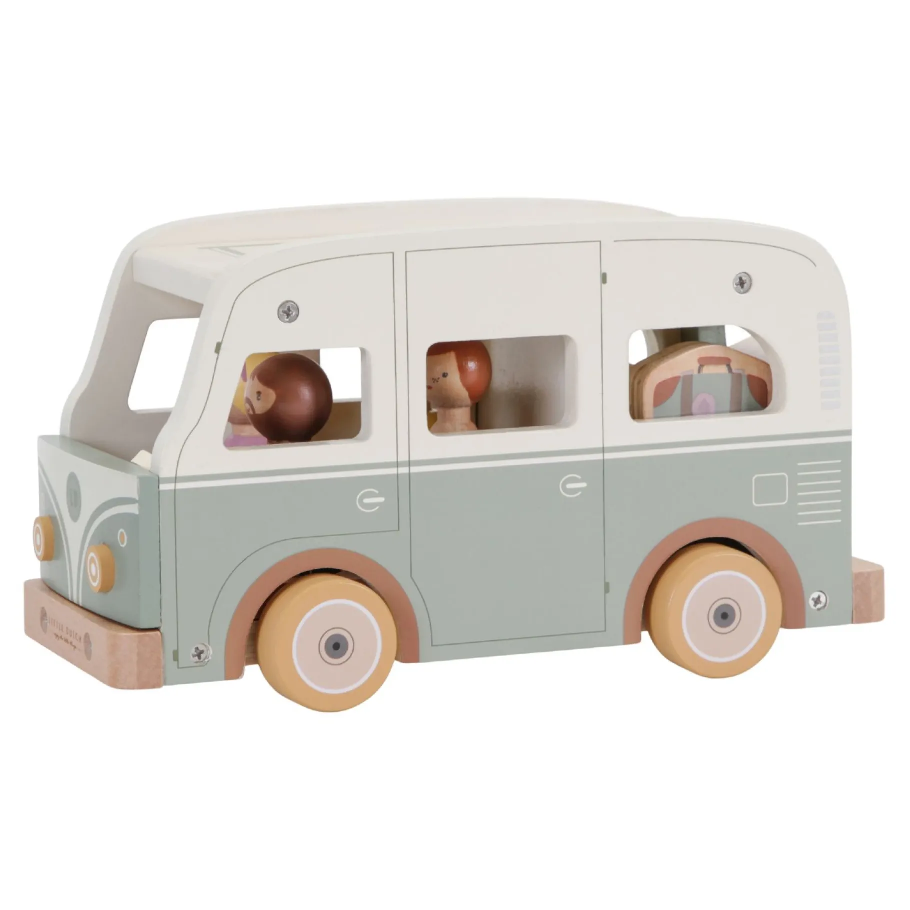 Voertuigen|Baby Voertuigen>Tiamo Little Dutch Vintage Camperbus Met Gezin
