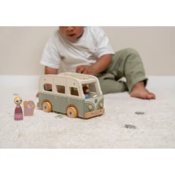 Voertuigen|Baby Voertuigen></noscript>Tiamo Little Dutch Vintage Camperbus Met Gezin