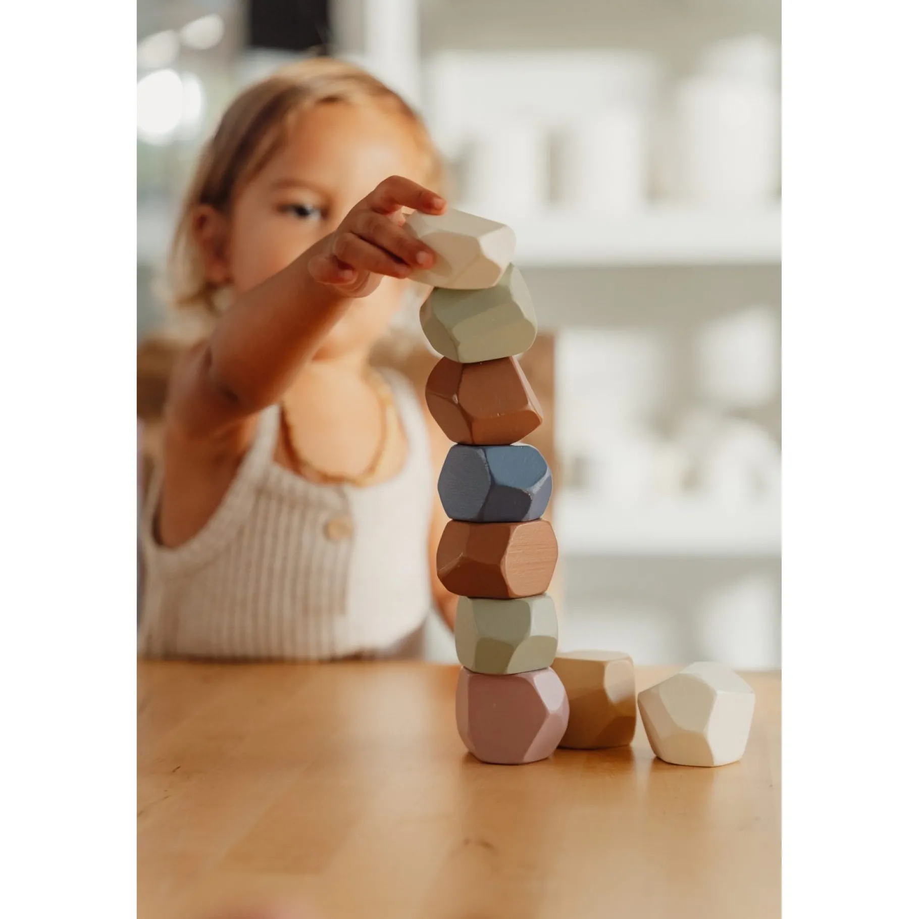 Babyspeelgoed>Tiamo Little Dutch Vintage Stapelstenen