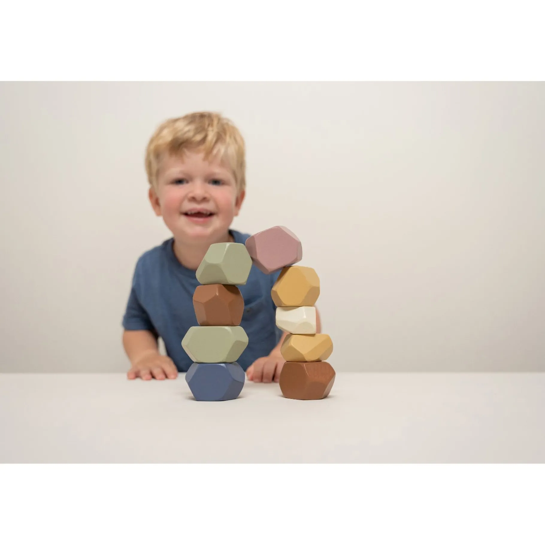 Babyspeelgoed>Tiamo Little Dutch Vintage Stapelstenen