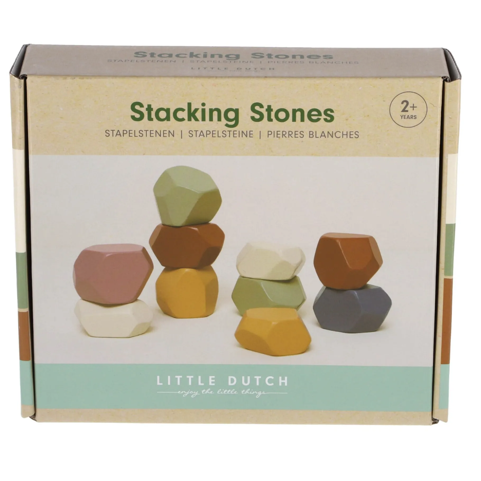 Babyspeelgoed>Tiamo Little Dutch Vintage Stapelstenen