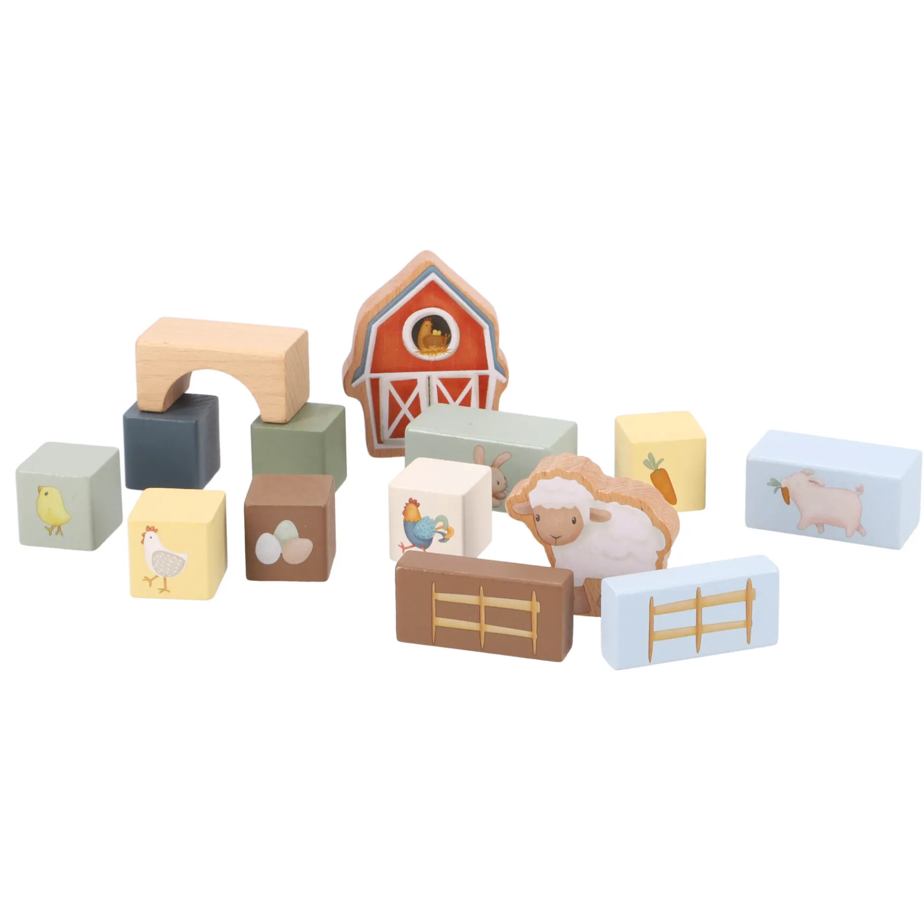 Babyspeelgoed>Tiamo Little Farm Bouwblokken