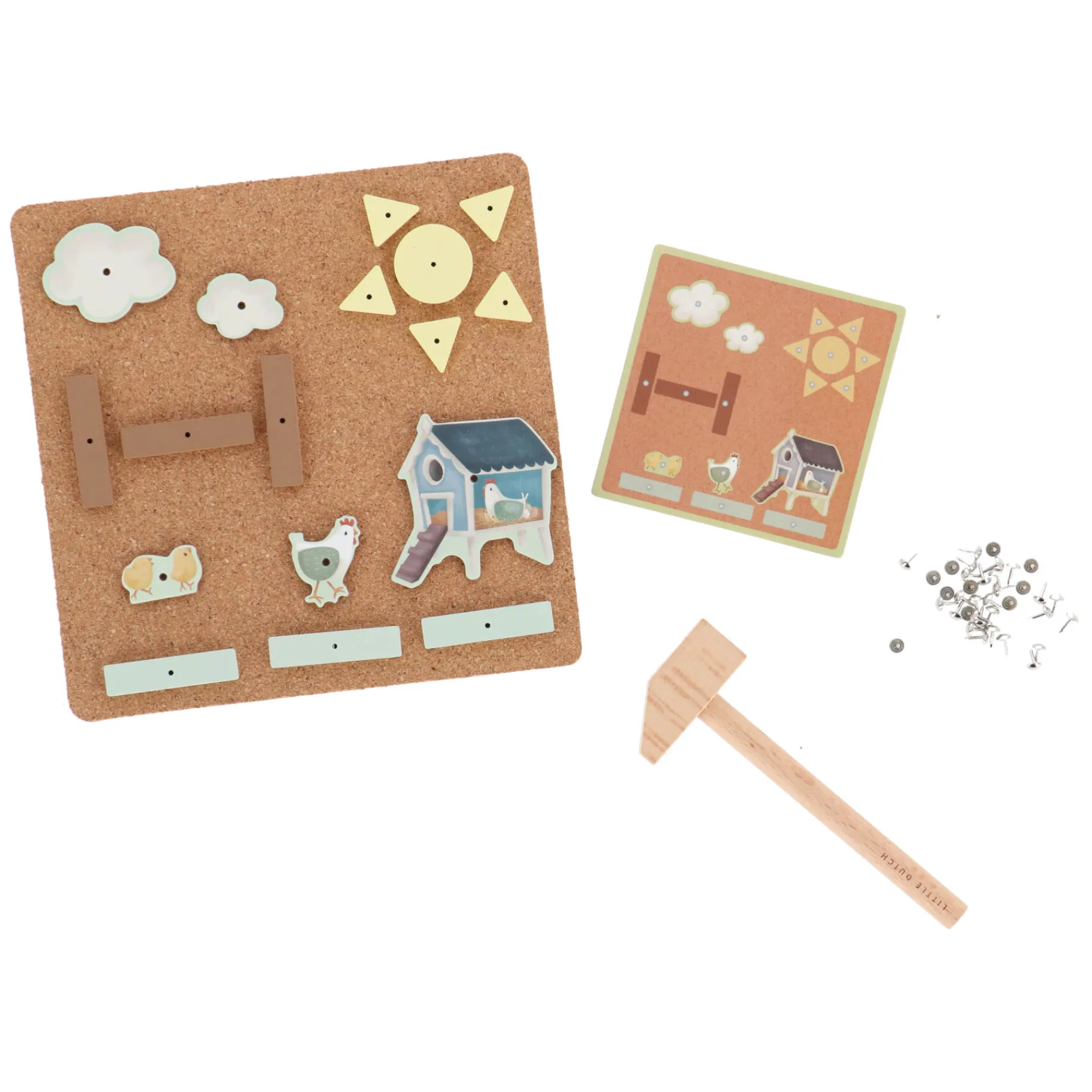 Babyspeelgoed>Tiamo Little Farm Hamertje Tik