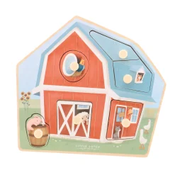 Babyspeelgoed>Tiamo Little Farm Houten Puzzel
