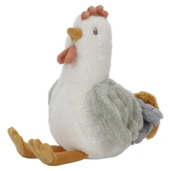 Plucheknuffels>Tiamo Little Farm Knuffel Kip 17cm