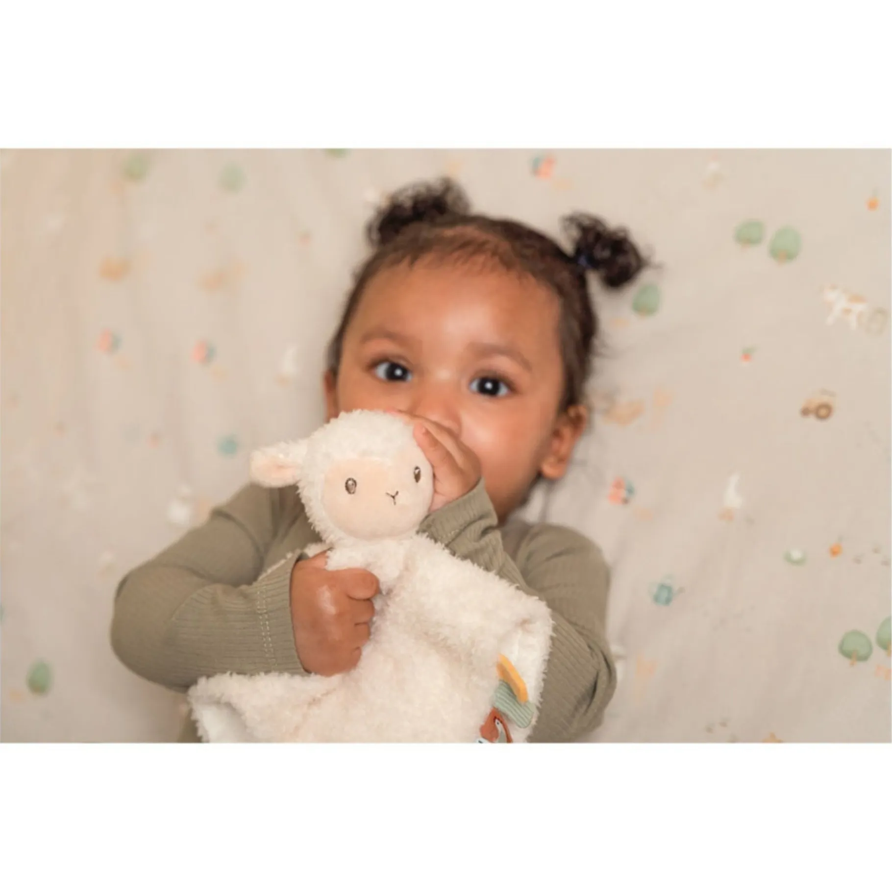 Knuffeldoekjes En Knuffelboekjes>Tiamo Little Farm Knuffeldoekje Schaap