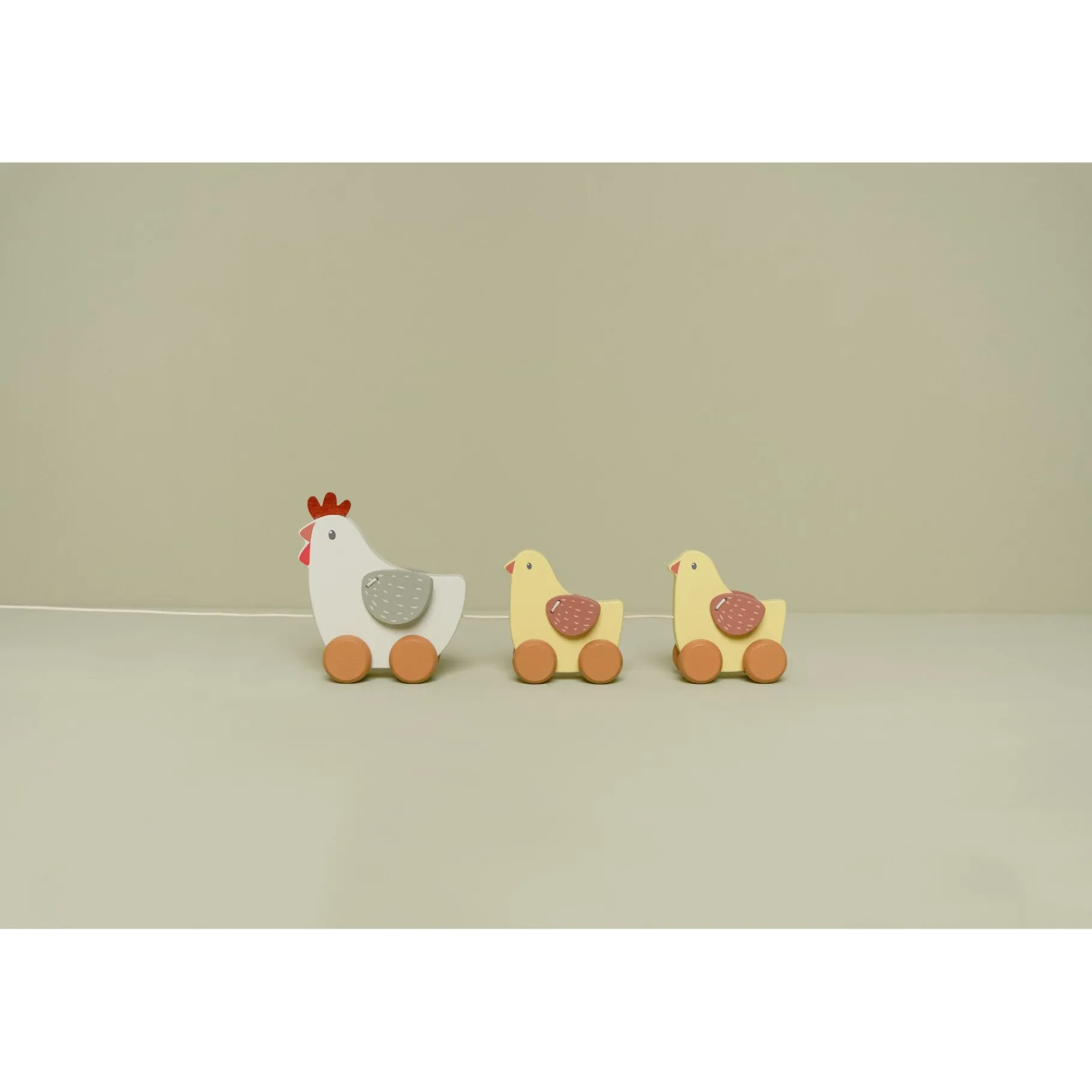 Plucheknuffels>Tiamo Little Farm Trekdier Kippen