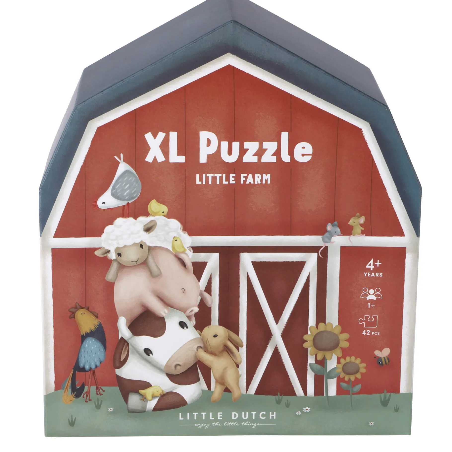 Babyspeelgoed>Tiamo Little Farm Vloerpuzzel