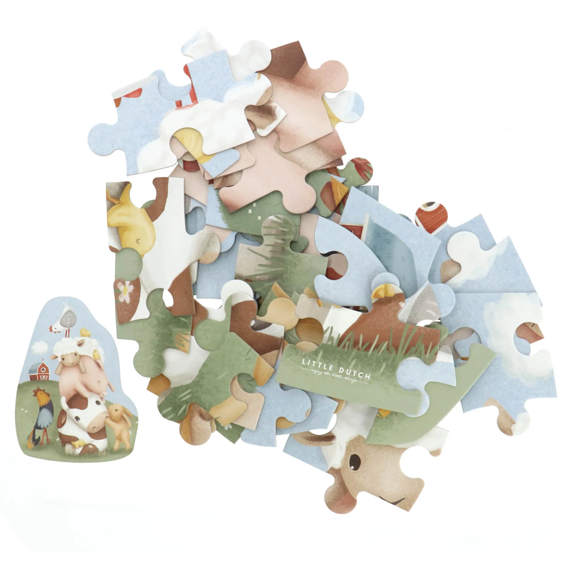 Babyspeelgoed>Tiamo Little Farm Vloerpuzzel