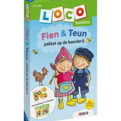 Educatief Baby- En Peuterspeelgoed> Loco Fien En Teun Pakket Boerderij