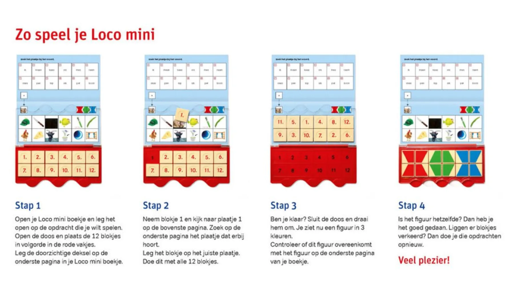 Educatieve Spellen>Zwijsen Loco Mini Veilig Leren Lezen Kern 1-6 Starterset