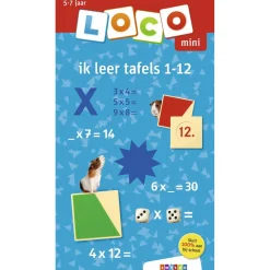 Educatief Baby- En Peuterspeelgoed> Loco Oefenboekje Mini Ik Leer Tafels 1-12