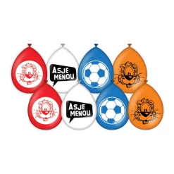 Feestartikelen> Loekie Party Ballonnen Rood Wit Blauw