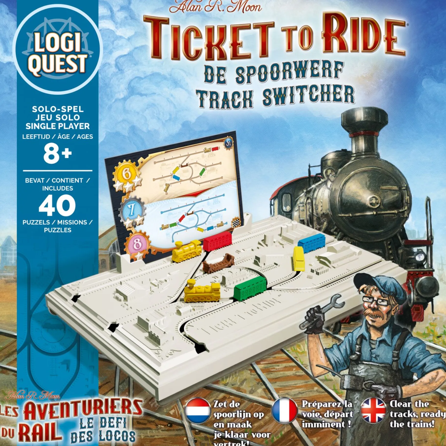 Denkspellen>Asmodee Logiquest Ticket To Ride - De Spoorwerf