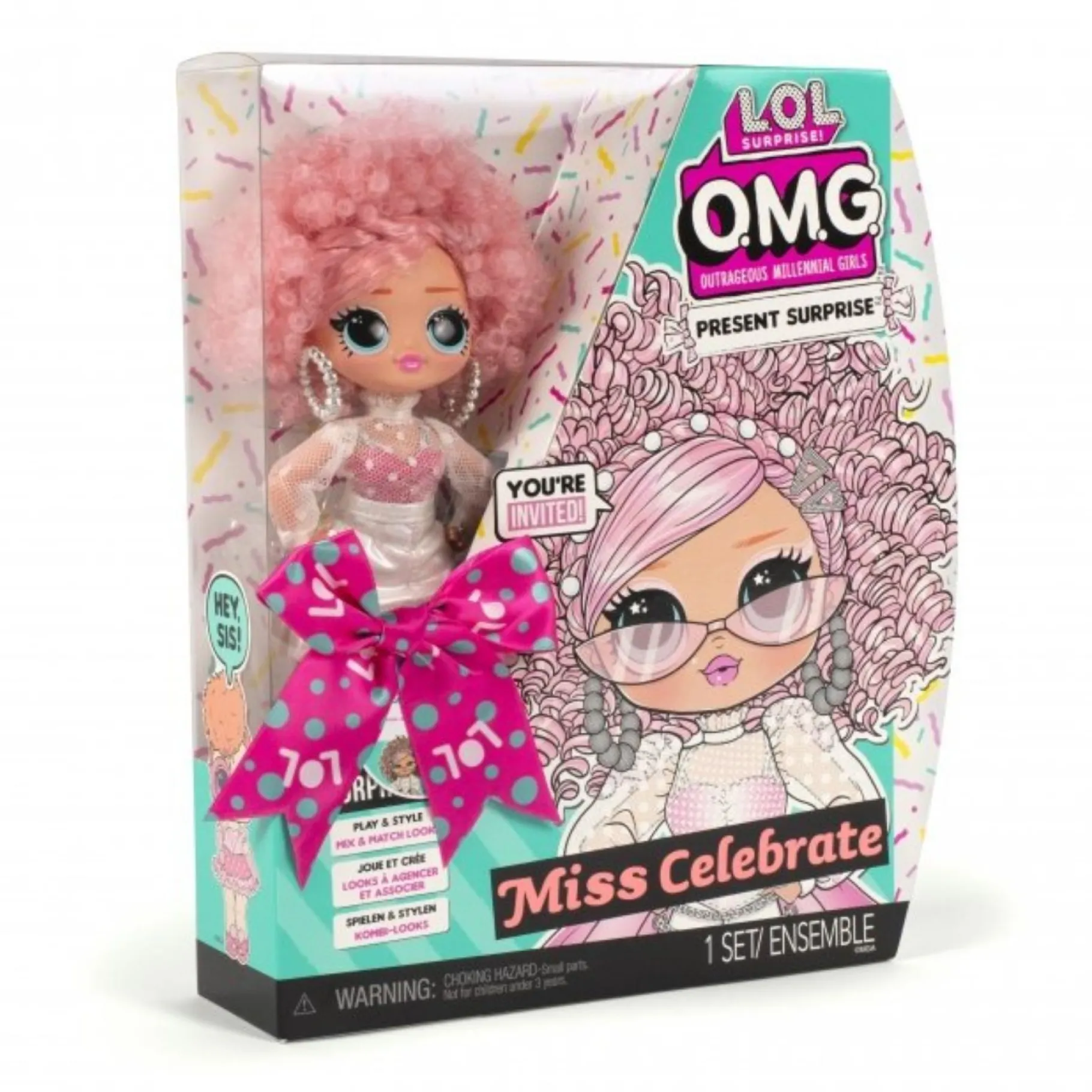 Tienerpoppen|Meisjes>Mga L.O.L. Surprise OMG Birthday Doll- Miss Celebrate