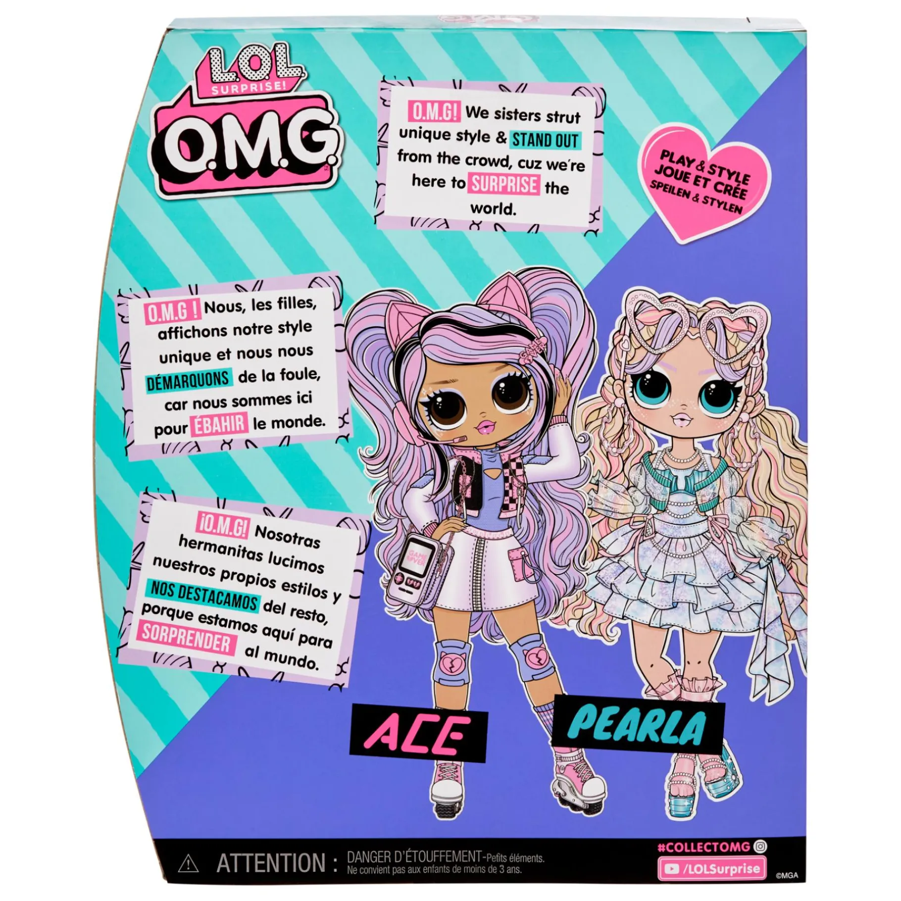 Tienerpoppen|Meisjes> L.O.L. Surprise OMG Core  Ace