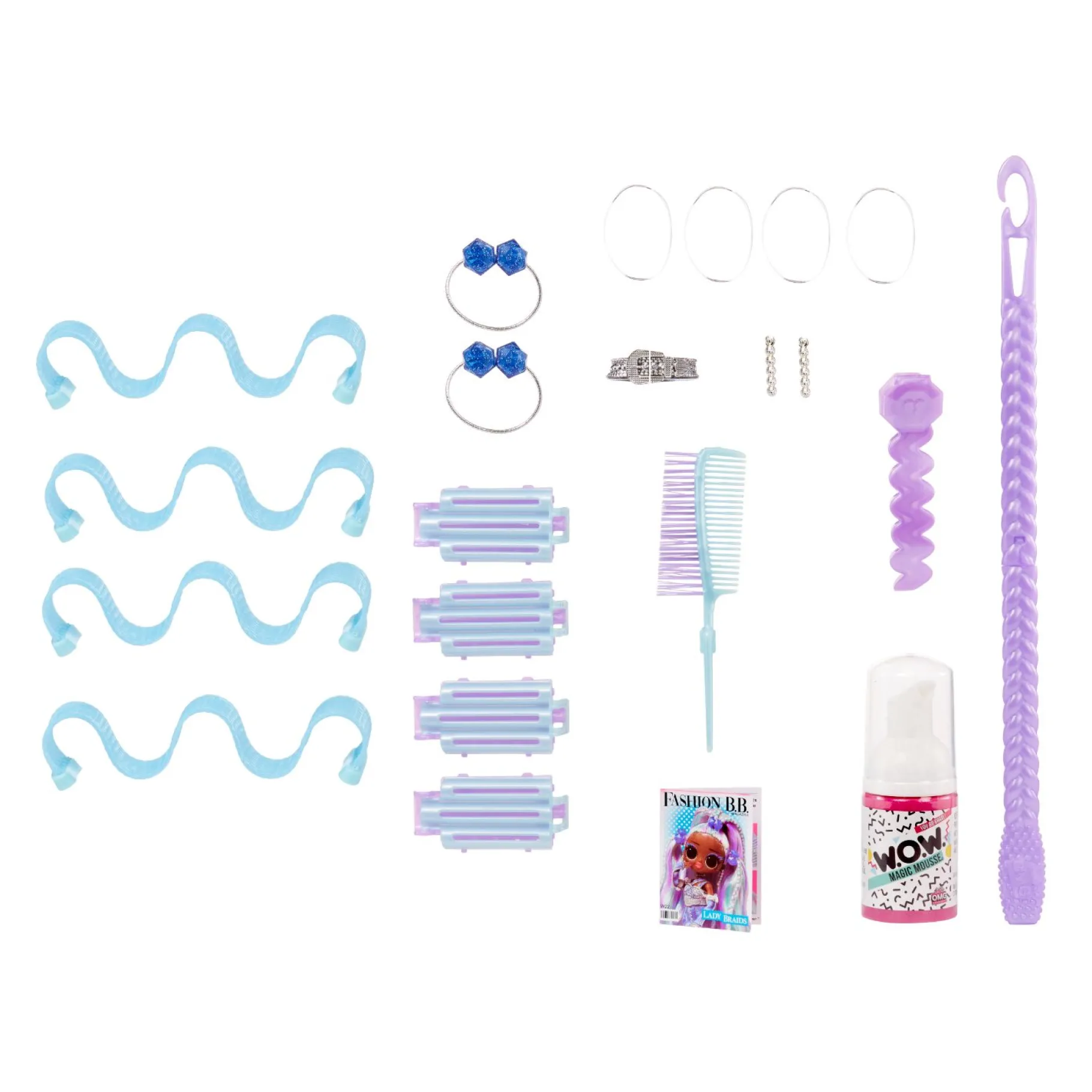 Tienerpoppen|Meisjes>Mga L.O.L. Surprise OMG Fashion Show Hair Edition - Lady Braids