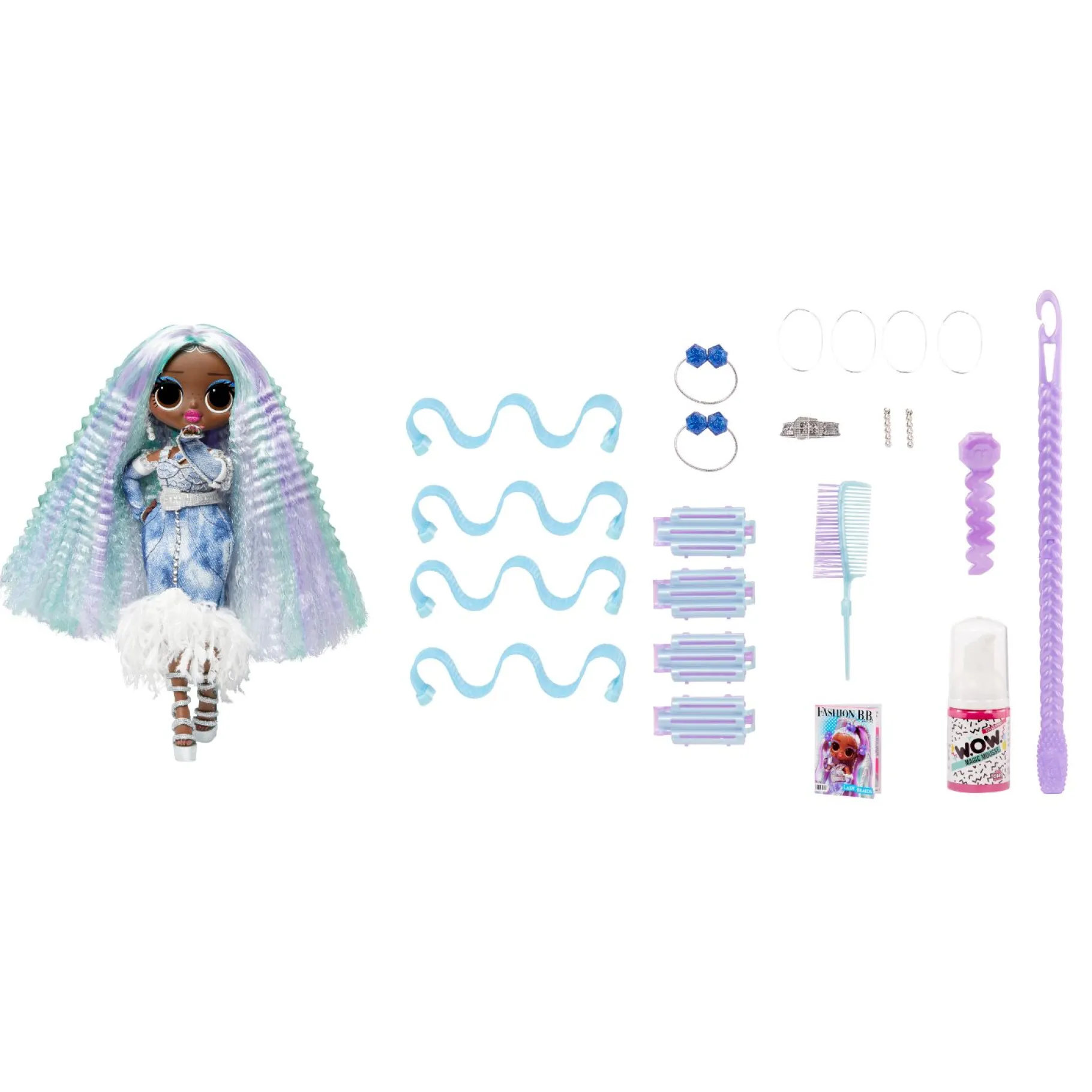 Tienerpoppen|Meisjes>Mga L.O.L. Surprise OMG Fashion Show Hair Edition - Lady Braids