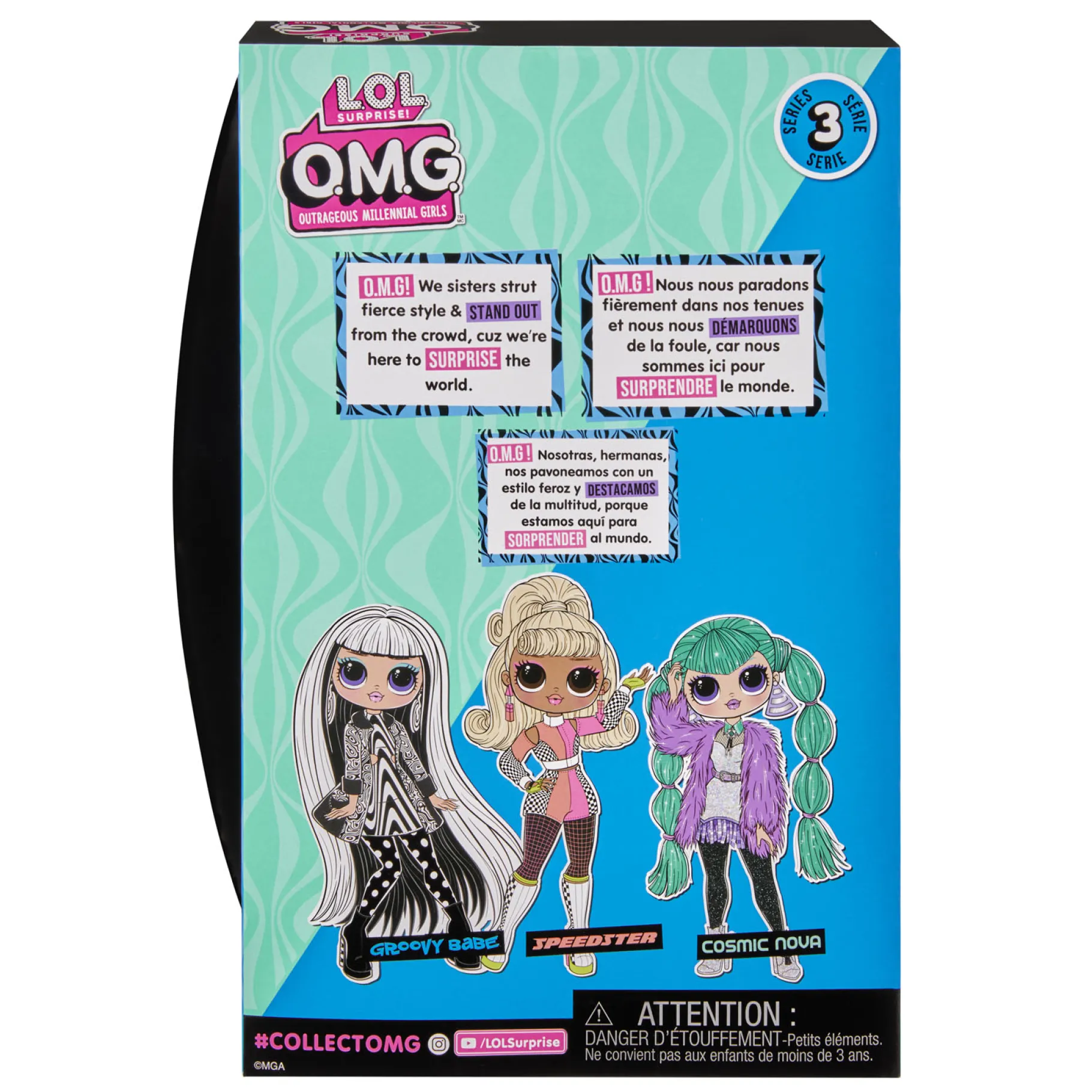 Speelsets|Meisjes>Mga L.O.L. Surprise! O.M.G HoS Doll S3 Groovy Babe