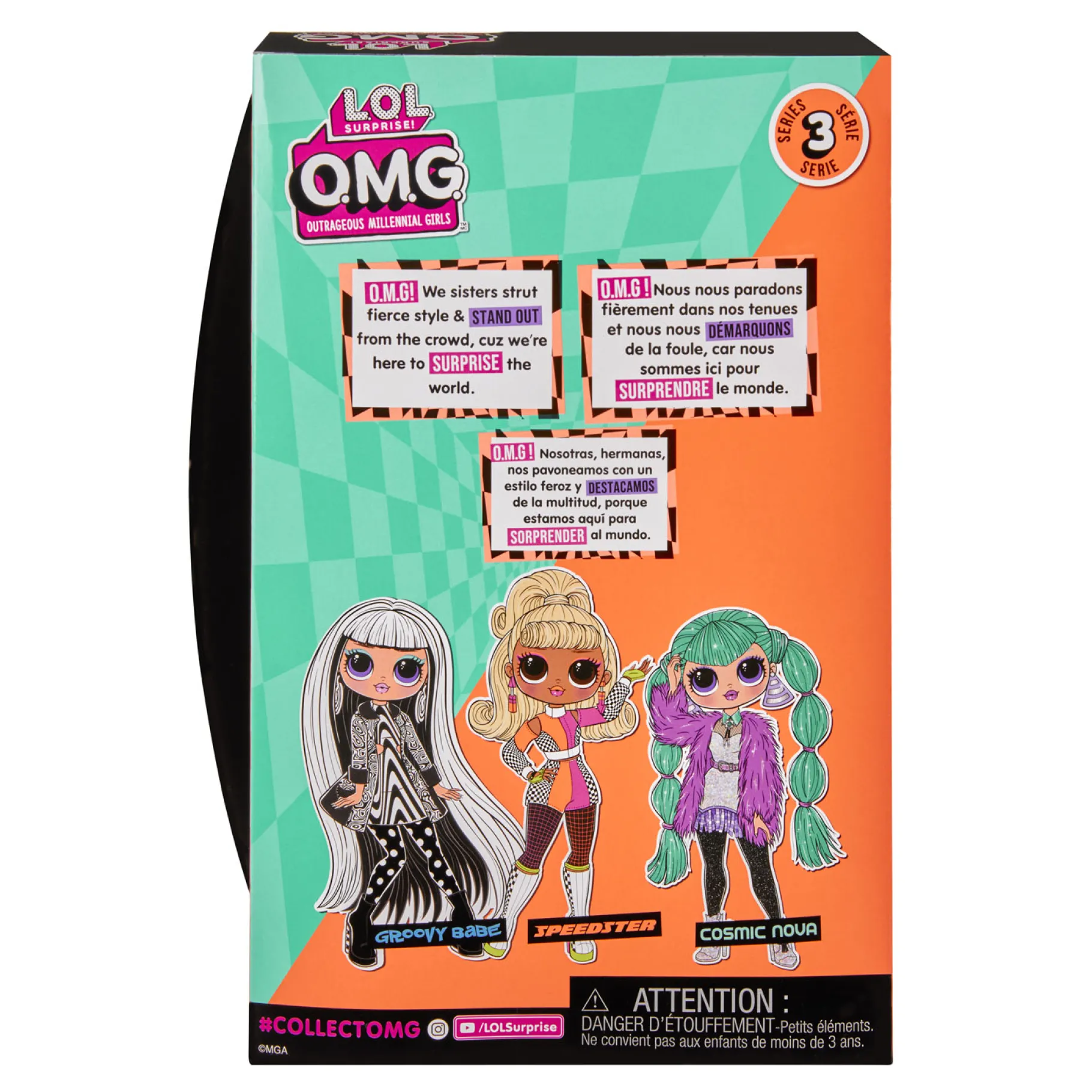 Speelsets|Meisjes>Mga L.O.L. Surprise! O.M.G. HoS Doll S3 Speedster
