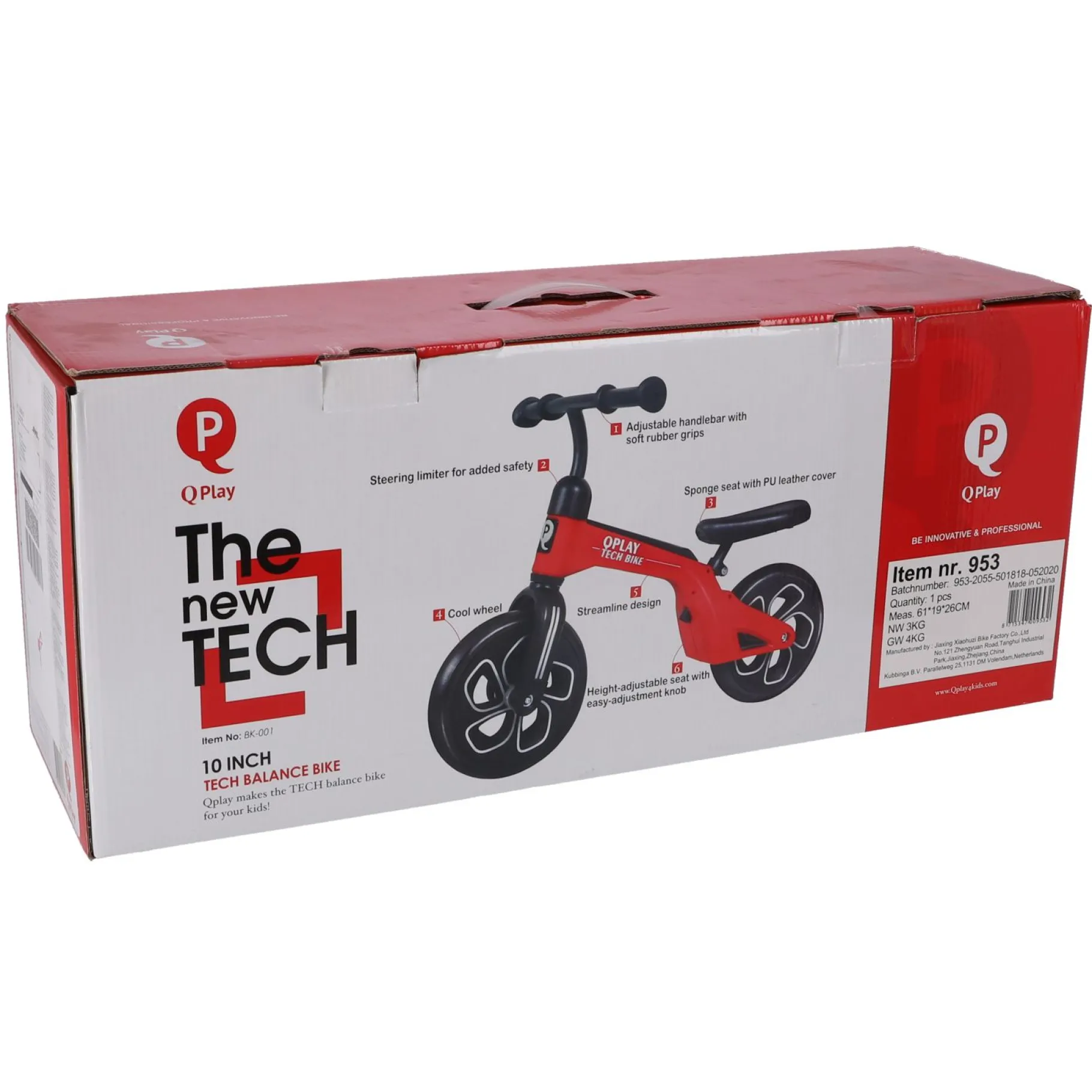 Loopfiguren> Loopfiets Rood Qplay