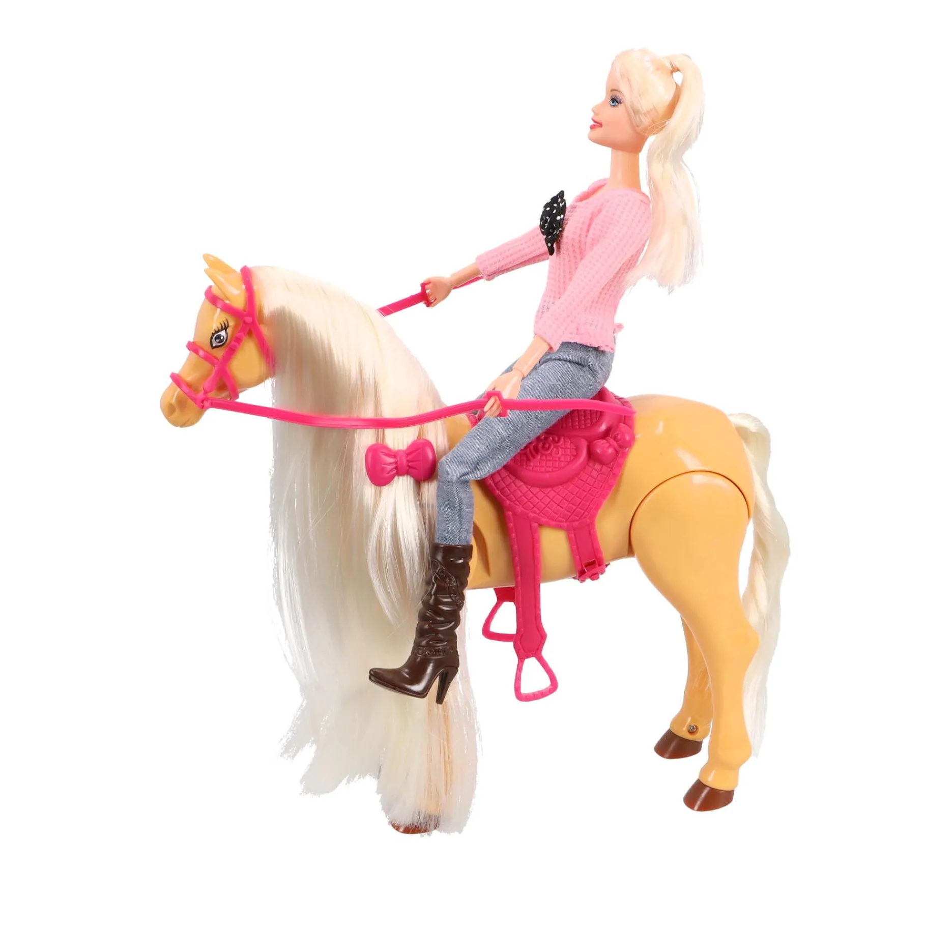 Speelfiguren> Lopend paard met pop