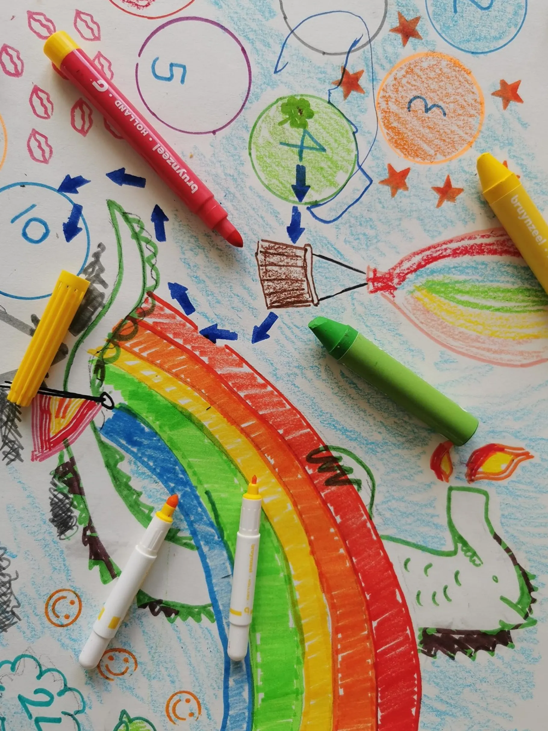 Tekenen / Kleuren>Bruynzeel Magische Viltstiften 8 Stuks