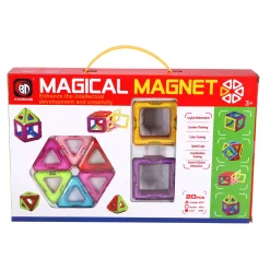 3D Puzzels>Science Magnetische tegels diverse vormen 20 delig 6,5 Cm