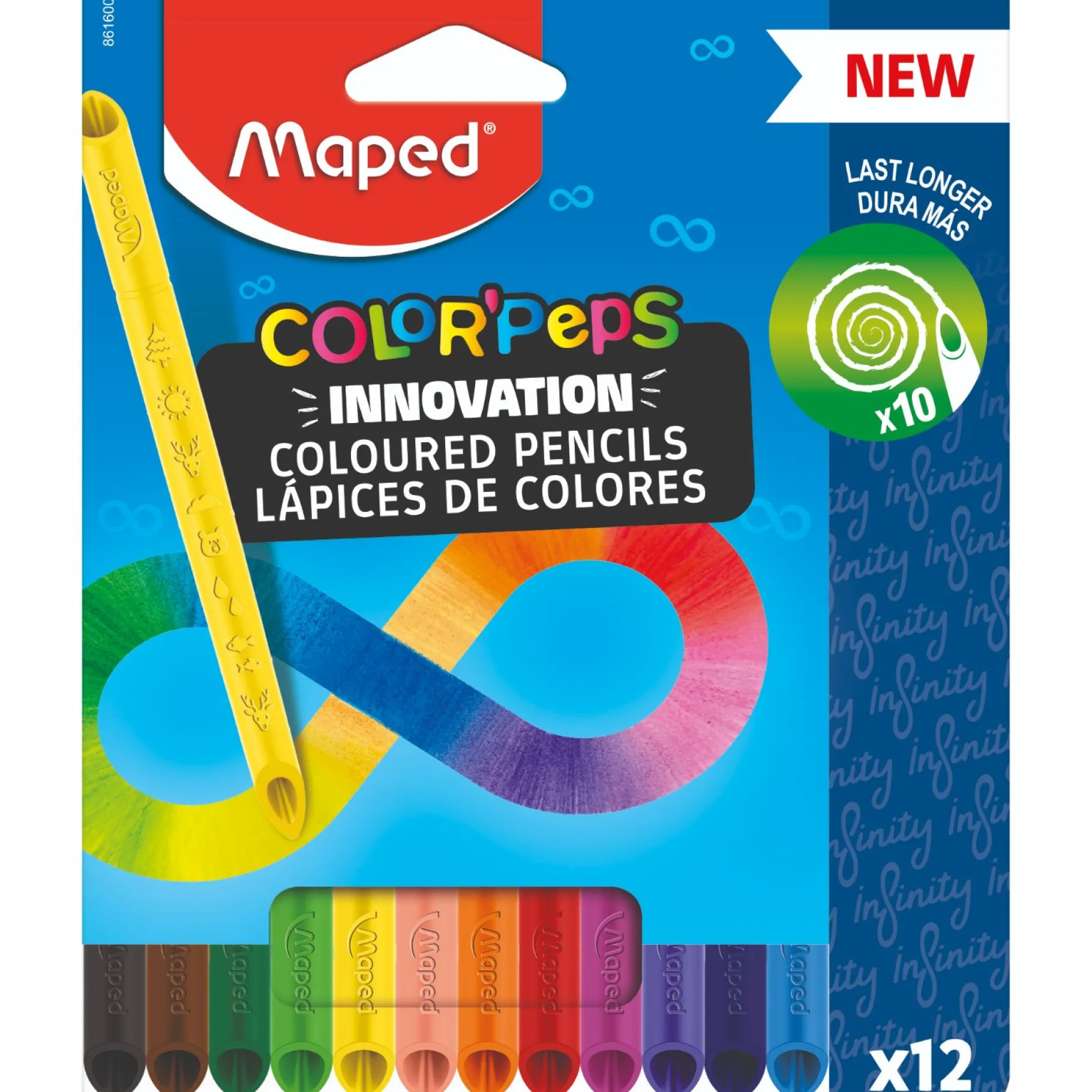 Tekenen / Kleuren>Maped Kleurpotloden Colorpeps 12 Stuks