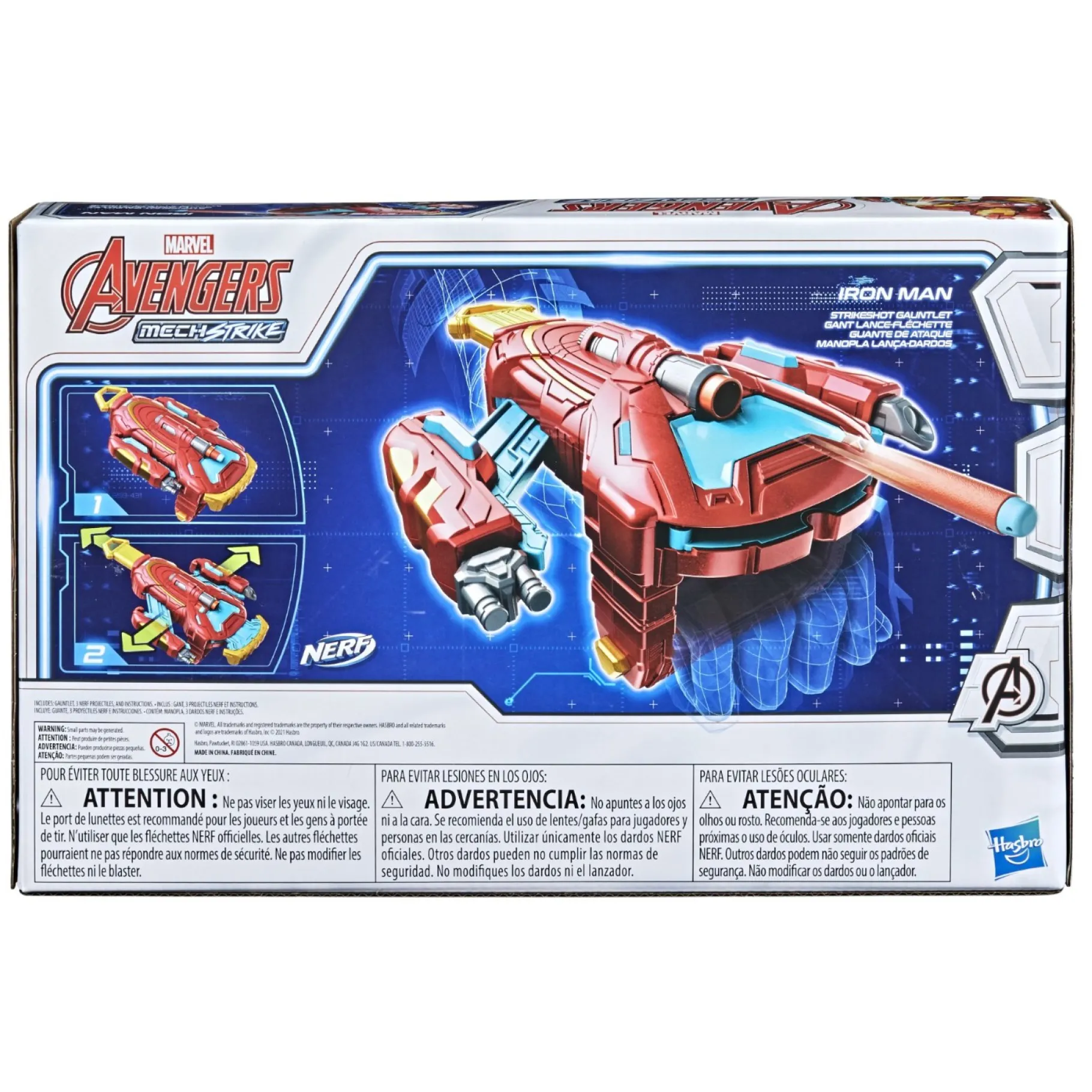 Actiefiguren|Jongens>Hasbro Marvel Avengers Mech Strike Iron Man Role Play