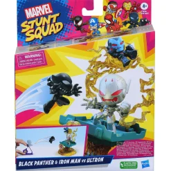 Jongens|Speelsets> Marvel Stunt Squad Speelset Ironman VS Black Panther Middel Assorti