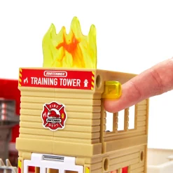 Auto's|Jongens>Mattel Matchbox Action Drivers Fire Station Rescue  Playset O/S (Sounds Only)