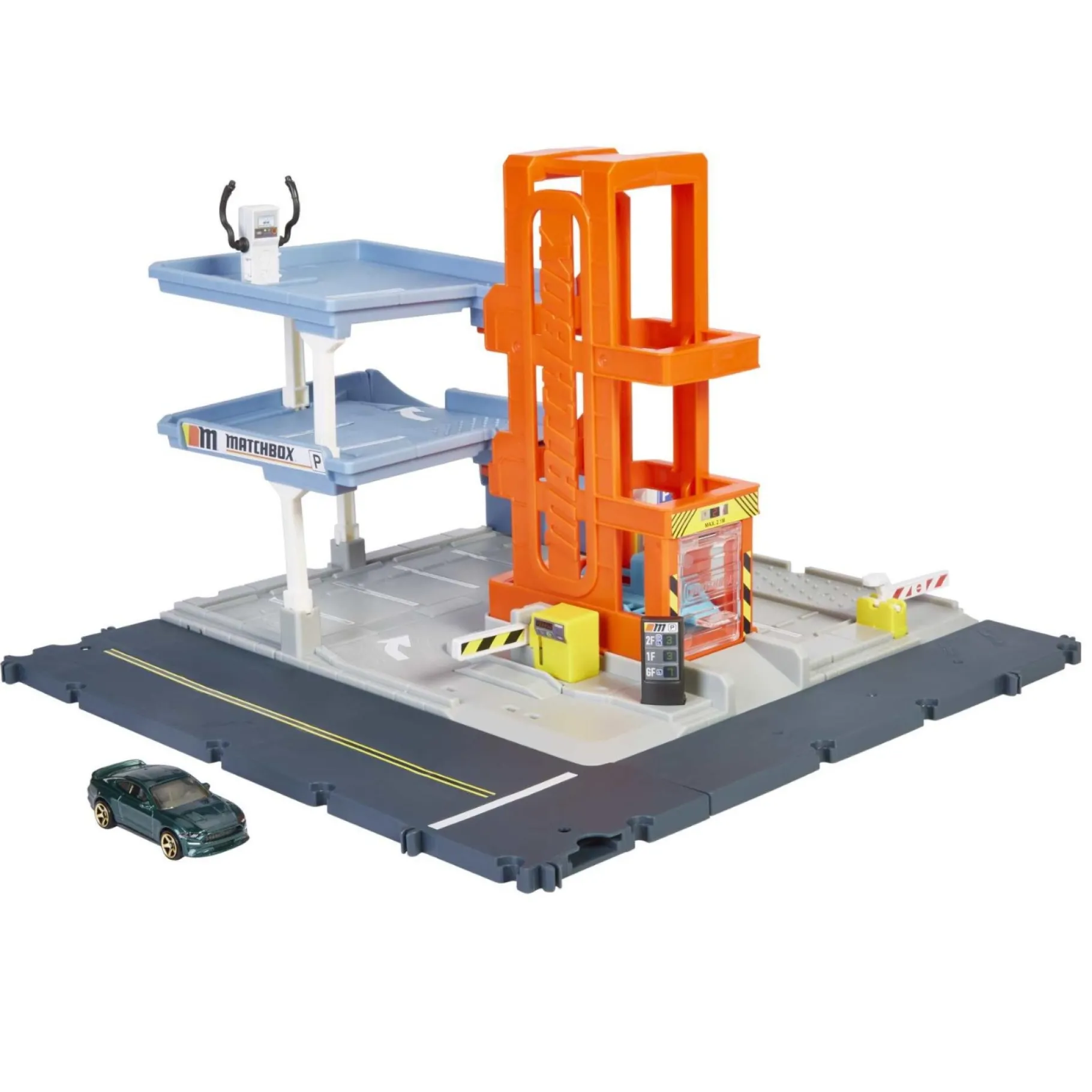 Auto's>Mattel Matchbox Park & Play Garage