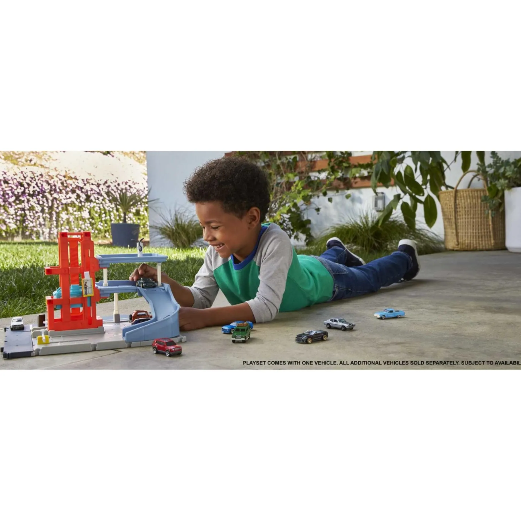 Auto's>Mattel Matchbox Park & Play Garage