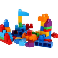 Bouwstenen></noscript>Mega Bloks First Builders Blokkentas 60 stuks