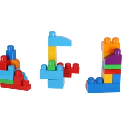Bouwstenen></noscript>Mega Bloks First Builders Blokkentas 60 stuks