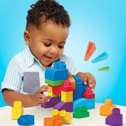 Bouwstenen></noscript>Mega Bloks First Builders Blokkentas 60 stuks