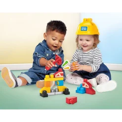 Bouwpakketten></noscript>Mega Bloks Fisher Price Bouwset Met Helm