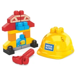 Bouwpakketten></noscript>Mega Bloks Fisher Price Bouwset Met Helm